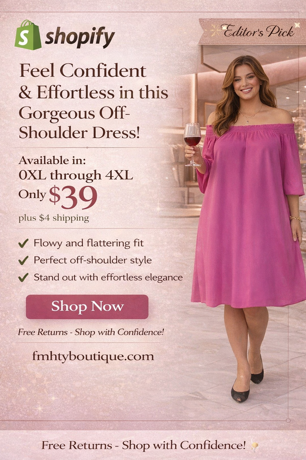 Off shoulder dress